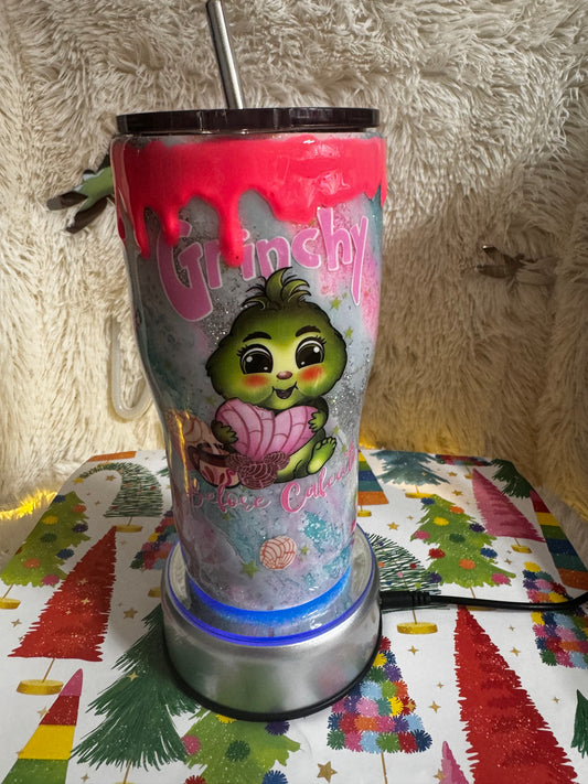 Christmas Baby Grinch Stainless Steel