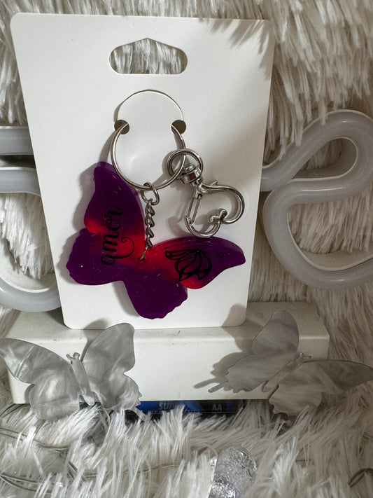 Llavero/Keychains. Butterfly