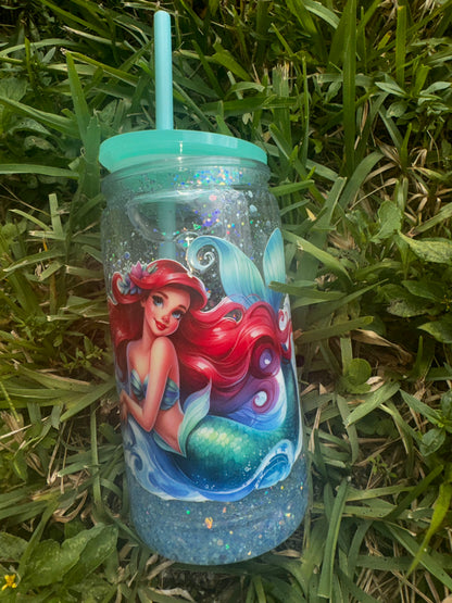 Ariel Little mermaid  Acrylic cup.