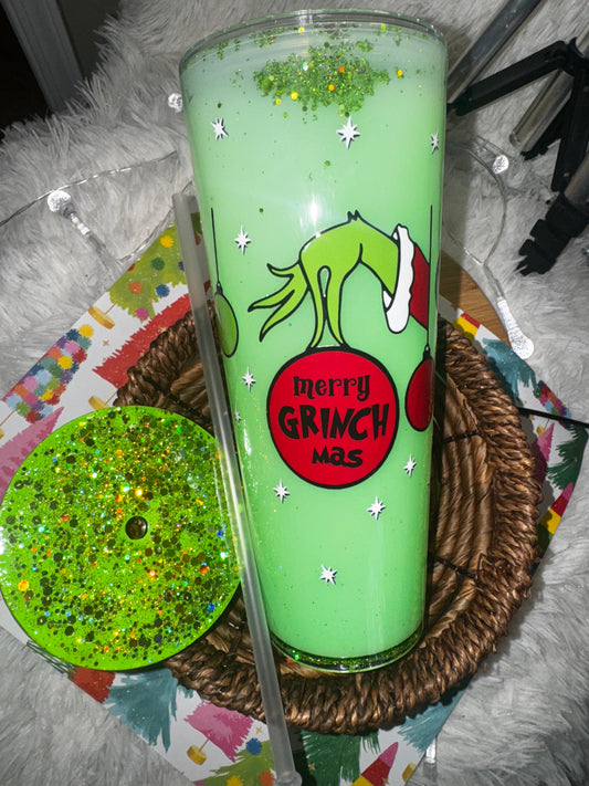 Mr Grinch tumbler