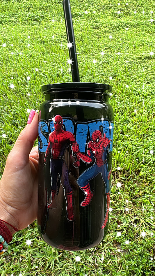 Spiderman acrylic cup/Kids.